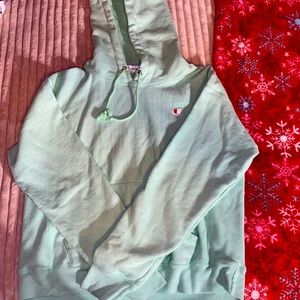 Champion hoodie teal